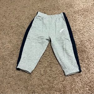 Nike Gray, Blue/Navy, and White Nike Air Sweatpants